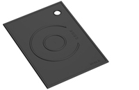 Силиконовый коврик Cook-1(чёрный)