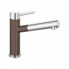 Смеситель BLANCO ALTA-S Compact хром/гранит S000216