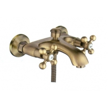 Смеситель "Бронза" FRAP F3019-4 короткий излив 