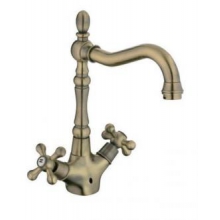 Смеситель для кухни "Бронза" F4019-4 