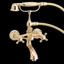 Смеситель для ванны и душа, излив 155 мм, золото AM.PM. 5 O'Clock F2510077