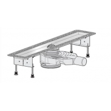 Лоток душевой Viega Advantix Basic 750мм c сифоном и ножками 655082