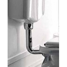 Труба смыва золото средняя к подв. бачку 108201 RETRO Kerasan 750491