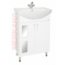 Тумба под ум-ник "Элеганс"(65 см), на ножках, белая