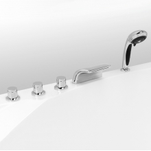 Смеситель на борт ванны Vega ONDA (5 эл.) LUX 91А0505025