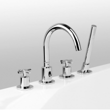 Смеситель на борт ванны Vega SPACIO (4 эл.) LUX SP280CR50FZ