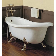 Ванна 170х80 белая ножки бронза (105101+105193) RETRO Kerasan 1051K3
