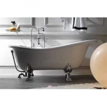 Ванна 170х80 белая ножки хром (105101+105190) RETRO Kerasan 1051K0