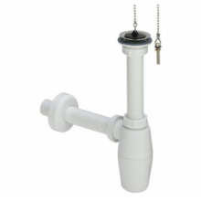 Viega сифон для раковины (пластик), с пробкой, белый 103927