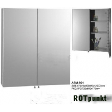 Зеркальный шкаф с полочкой ASM-801A Rotpunkt ASM-801